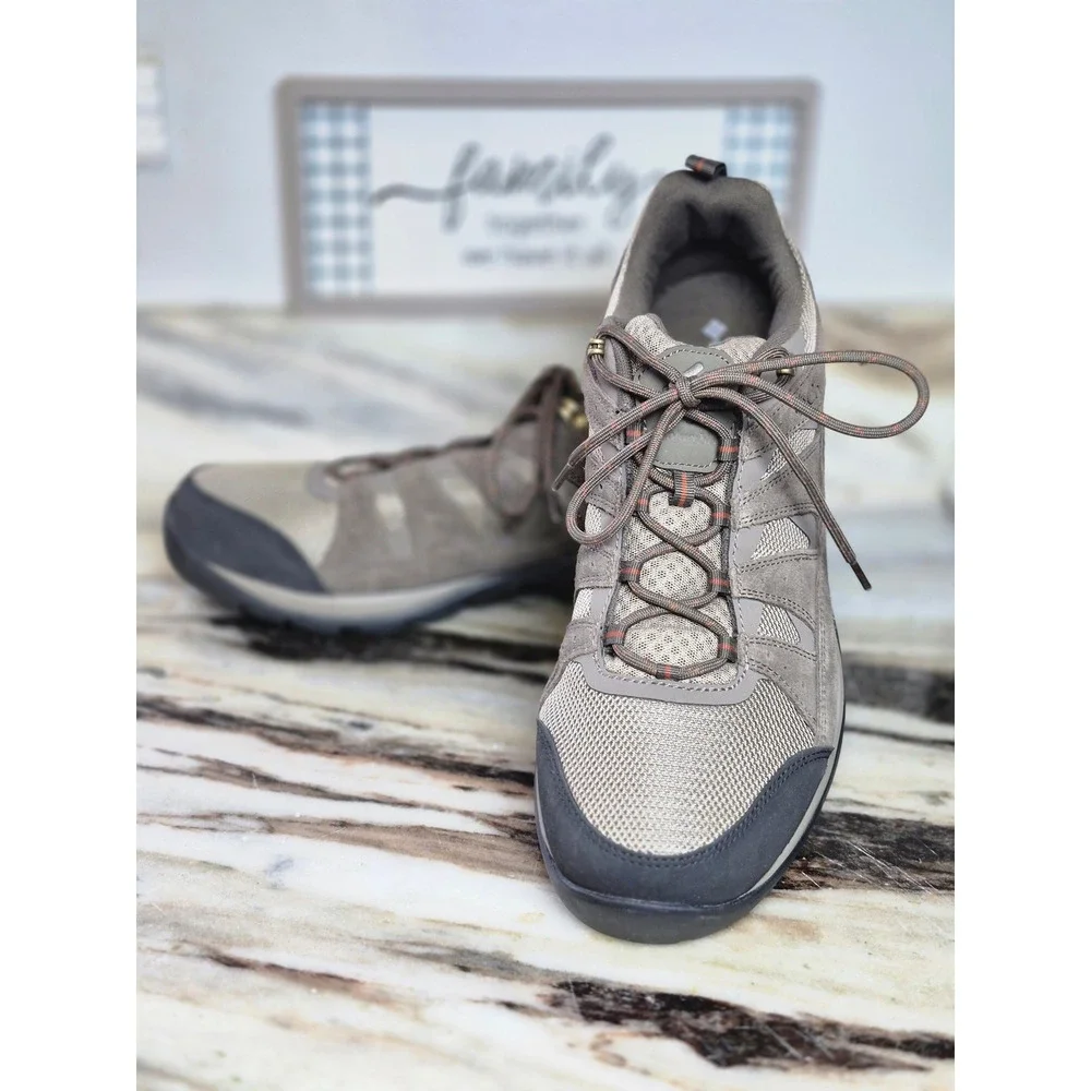 Columbia Mens Waterproof Hiking Shoes Pebble Size 14 Gorpcore Outdoors